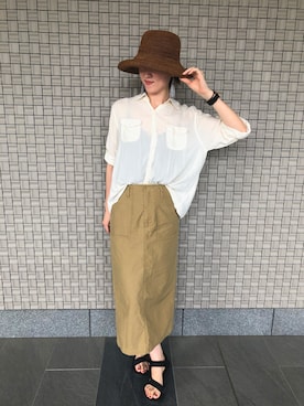 「goa（ゴア）のアイテム」を使った、14+ ピオレ姫路店 スタッフさん（レディース・160cm）の春コーディネート