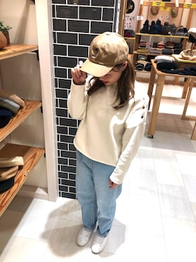 「Samansa Mos2（サマンサ モスモス）のアイテム（パンツ）」を使った、14+ ピオレ姫路店 スタッフさん（レディース・160cm）の冬コーディネート