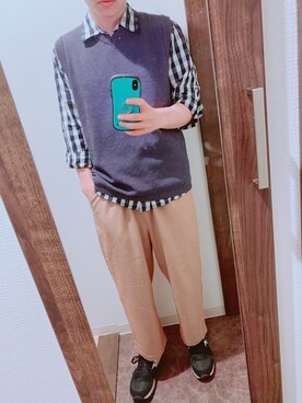 しろさん（メンズ・163cm）の春コーディネート