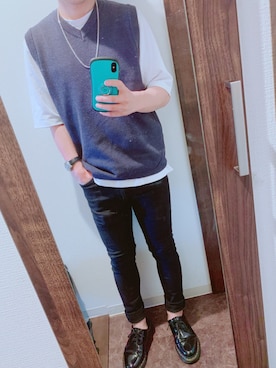 しろさん（メンズ・163cm）の春コーディネート