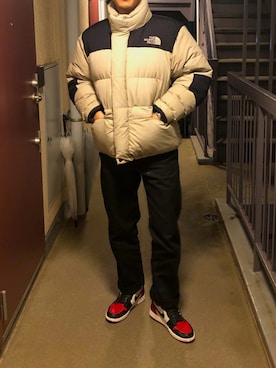 「Jordan」｜「アイテム（ダウンジャケット/コート）」を使った、kenkenさん（メンズ・180cm）の冬コーディネート