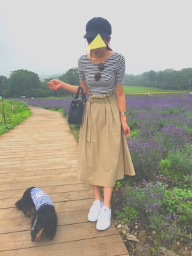 Natsukiさん（レディース・163cm）の夏コーディネート