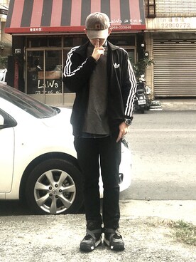 「summer」｜「アイテム（ナイロンジャケット）」を使った、Gorbinzsheさん（メンズ・172cm）の冬コーディネート