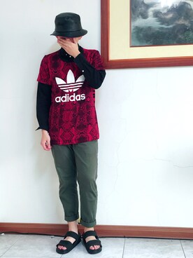 「hat」｜Gorbinzsheさん（メンズ・171cm）の夏コーディネート