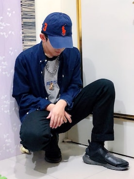 「Jumper（ジャンパー）のアイテム」を使った、Gorbinzsheさん（メンズ・171cm）の夏コーディネート