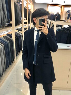 「秋冬」｜「アイテム（ダッフルコート）」を使った、Gorbinzsheさん（メンズ・171cm）の冬コーディネート