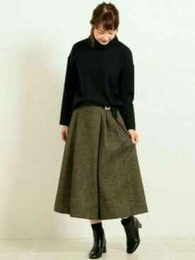 さくさん（レディース・161cm）の冬コーディネート