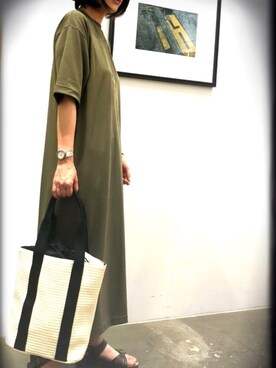 「のんびり」｜7seaさん（レディース・164cm）の夏コーディネート