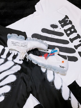 「OFF-WHITE」｜「アイテム（ブルゾン）」を使った、琲世さん（メンズ・178cm）の夏コーディネート