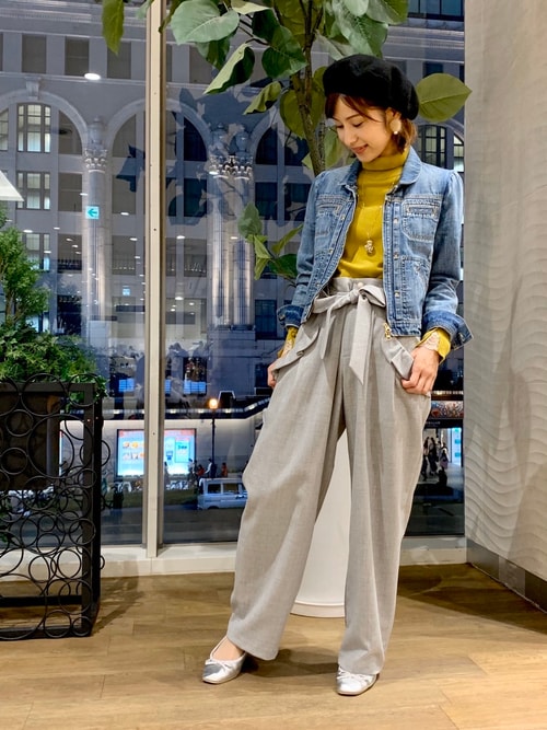 フランシュリッペ お洒落なデニムジャケット ファスナー 未使用 
