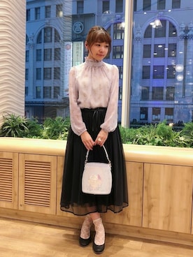 「DANS SON POCHE（ダンソンポッシュ）のアイテム」を使った、franche lippeeさん（レディース・160cm）の冬コーディネート