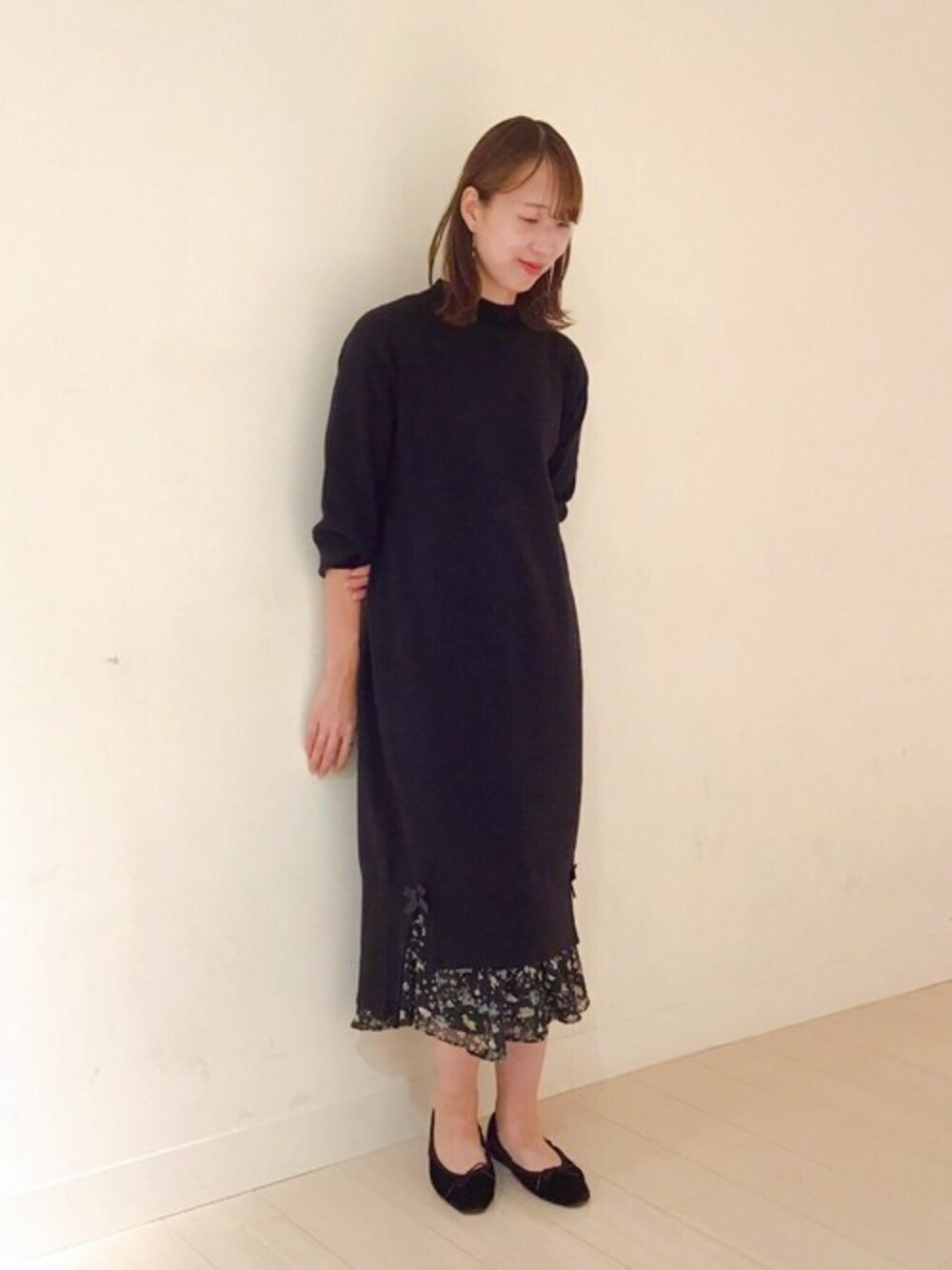 franchelippee（フランシュリッペ）の「やわらかロングニット