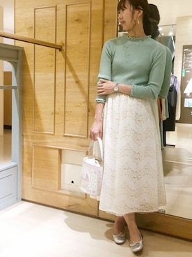 「DANS SON POCHE（ダンソンポッシュ）のアイテム」を使った、franche lippeeさん（レディース・166cm）の冬コーディネート