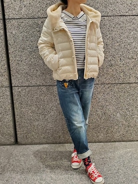 「パール」｜franche lippeeさん（レディース・163cm）の冬コーディネート