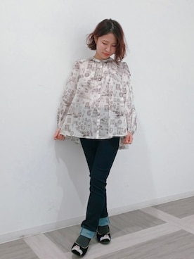 「DANS SON POCHE（ダンソンポッシュ）のアイテム」を使った、franche lippeeさん（レディース・152cm）の冬コーディネート