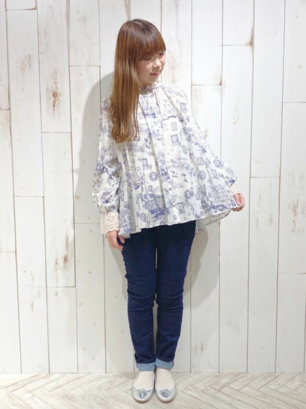 franche lippee リッペマンション　チュニック ブラウス 巾着付き franchelippee（フランシュリッペ）の「Lippee Mansion チュニック