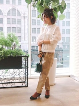 「きれいめコーディネート」｜franche lippeeさん（レディース・153cm）の冬コーディネート