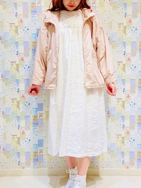 「ドルマン」｜「アイテム（ブルゾン）」を使った、franche lippeeさん（レディース・166cm）の冬コーディネート