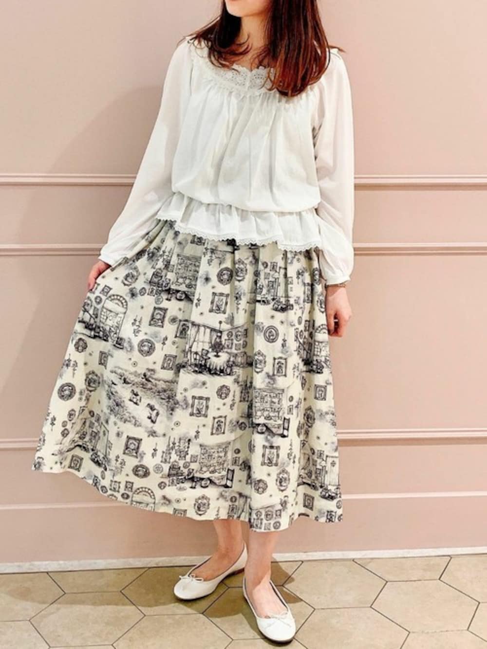 franchelippee（フランシュリッペ）の「Lippee Mansion SK（スカート