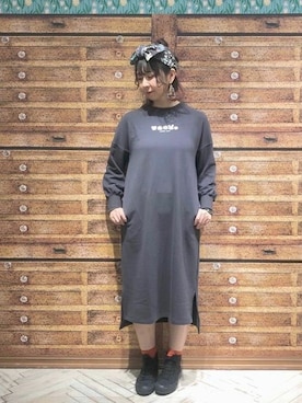 「DANS SON POCHE（ダンソンポッシュ）のアイテム」を使った、franche lippeeさん（レディース・164cm）の春コーディネート