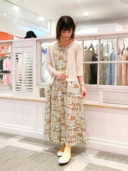 franchelippee（フランシュリッペ）の「Museumカットワンピース
