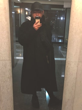 「Li-Ning（リーニン）のアイテム」を使った、ひかるさん（メンズ・173cm）の冬コーディネート