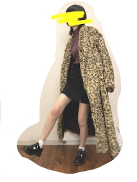 「mici（ミチ）のアイテム（ジャケット/アウター）」を使った、ROKUさん（レディース・161cm）の冬コーディネート