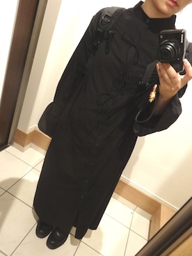 「アイテム（シャツワンピース）」を使った、hazukiさん（レディース・152cm・20代）の春コーディネート