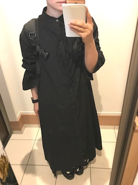 「アイテム（シャツワンピース）」を使った、hazukiさん（レディース・152cm・20代）の夏コーディネート