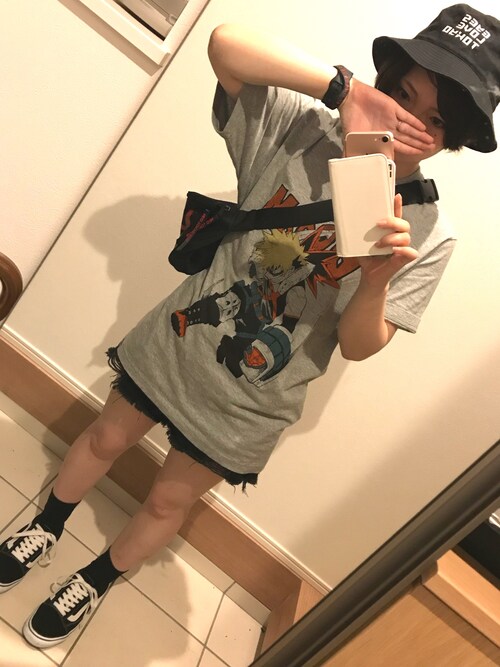 Hazuki ユニクロのtシャツ カットソーを使ったコーディネート Wear