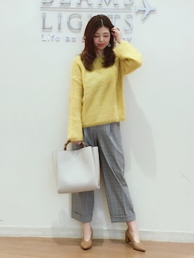 「アイテム（ピアス（両耳用））」を使った、TOMA22さん（レディース・164cm・30代）の秋コーディネート