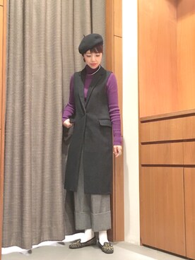 TOMA22さん（レディース・164cm）の冬コーディネート