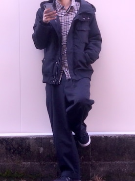 TJさん（メンズ・177cm）の冬コーディネート
