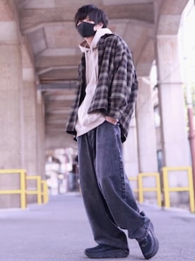 HARE(ハレ)の「ナカワタオンブレーシャツ(HARE)(シャツ/ブラウス