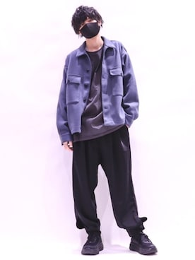 「モードストリート」｜「アイテム（福袋/福箱）」を使った、TJさん（メンズ・177cm）の冬コーディネート