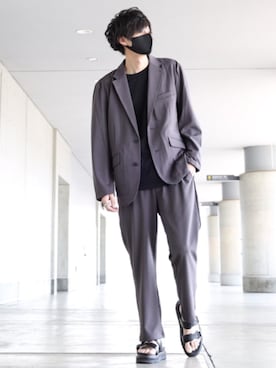 美品 MISTERGENTLEMAN 2Bジャケット/トラウザーズ セットアップ 美品 MISTERGENTLEMAN 2Bジャケット/トラウザーズ セットアップ
