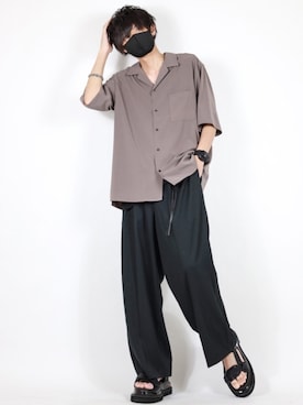 「ブレスレット」｜「アイテム（福袋/福箱）」を使った、TJさん（メンズ・177cm）の春コーディネート