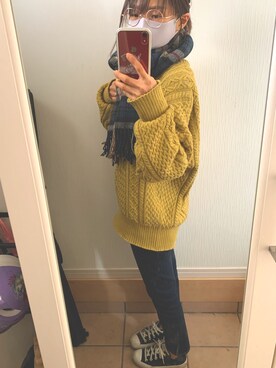 Mika ☆さん（レディース・156cm）の冬コーディネート