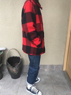「アイテム（ジャケット/アウター）」を使った、たろうさん（メンズ・160cm・10代）の冬コーディネート