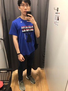 「Apple（-）のアイテム（その他）」を使った、Penさん（メンズ・176cm）の夏コーディネート