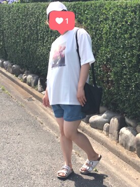 「アプレジュール」｜「アイテム（サンダル）」を使った、hhhaさん（レディース・155cm）の夏コーディネート