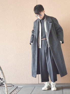 Oriさん（メンズ・165cm）の冬コーディネート