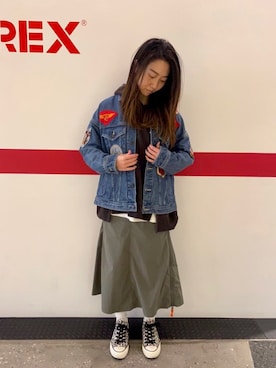 TANAKAさん（レディース・158cm）の春コーディネート