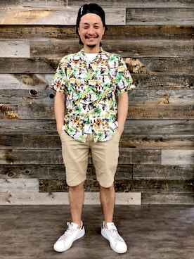 「JOKER（ジョーカー）のアイテム」を使った、EVERGREENさん（メンズ・163cm）の春コーディネート