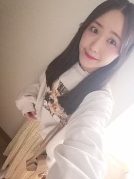 「apres jour（アプレジュール）のアイテム（スウェット）」を使った、ayamoreさん（レディース・161cm）の春コーディネート