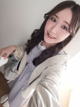 「apres jour（アプレジュール）のアイテム（ブルゾン）」を使った、ayamoreさん（レディース・161cm）の春コーディネート