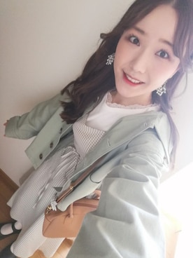 「apres jour（アプレジュール）のアイテム（その他シューズ）」を使った、ayamoreさん（レディース・161cm）の春コーディネート