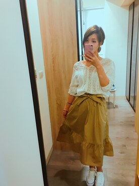 「lovfee」｜Rena Keさん（レディース・168cm）の夏コーディネート