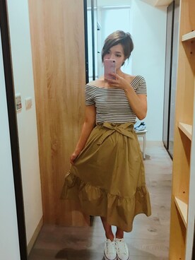 「lovfee」｜Rena Keさん（レディース・168cm）の夏コーディネート