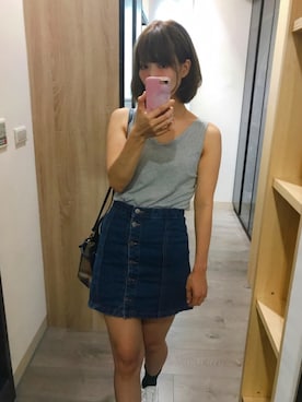 「lovfee」｜Rena Keさん（レディース・168cm）の夏コーディネート